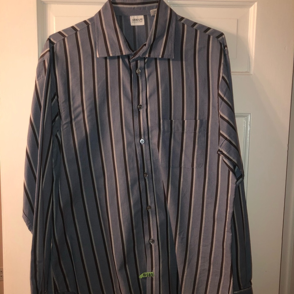 Giorgio Armani stripped dress shirt